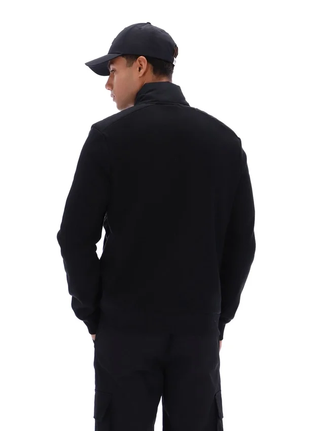 Chaqueta acolchada con cremallera completa Jerry en negro