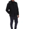 Chaqueta acolchada tipo cargo Liam en negro