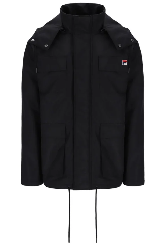 Chaqueta acolchada tipo cargo Liam en negro
