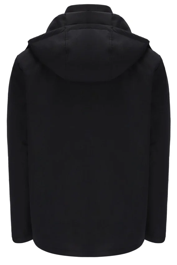 Chaqueta acolchada tipo cargo Liam en negro