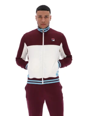 Chaqueta con cuello de embudo Fig Tie Breaker