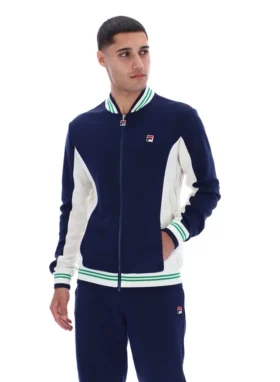 Chaqueta de béisbol Settanta de Fila en azul marino