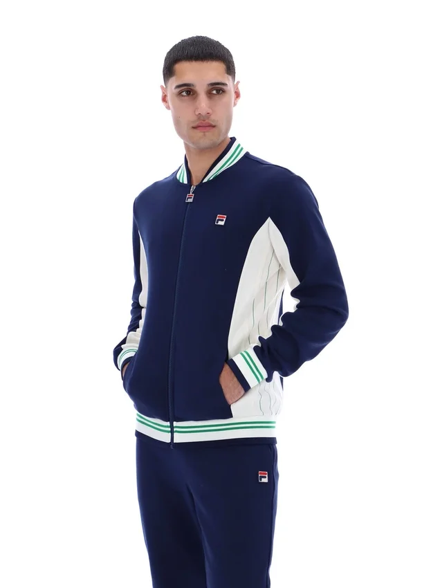 Chaqueta de béisbol Settanta de Fila en azul marino