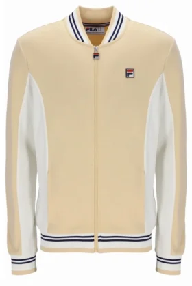 Chaqueta de béisbol Settanta en beige clásico