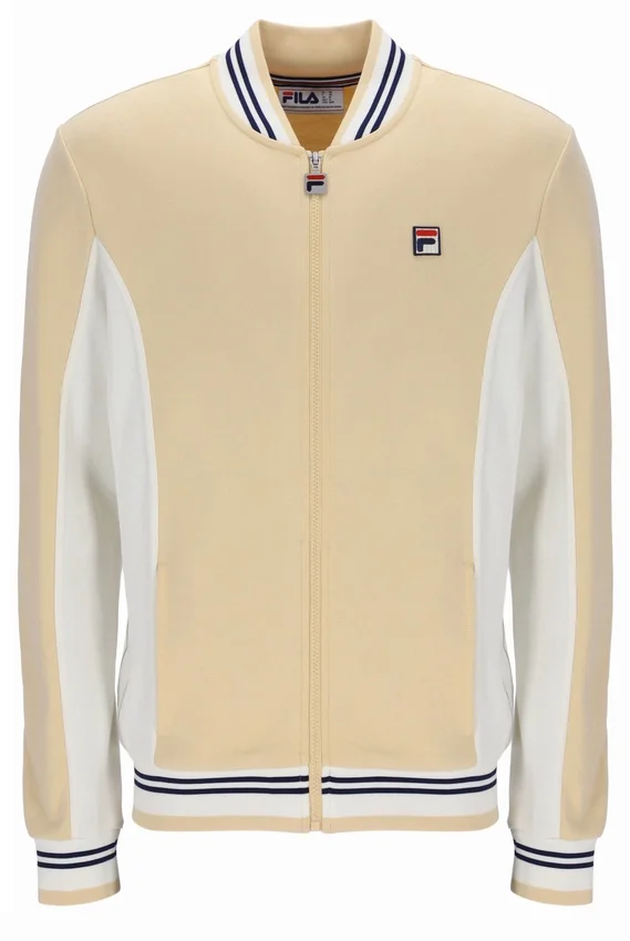 Chaqueta de béisbol Settanta en beige clásico
