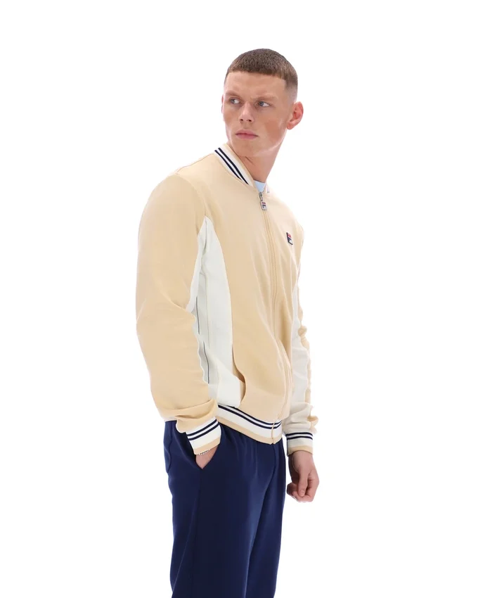 Chaqueta de béisbol Settanta en beige clásico