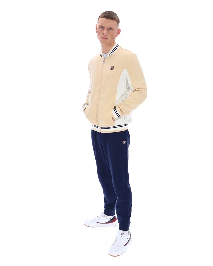 Chaqueta de béisbol Settanta en beige clásico