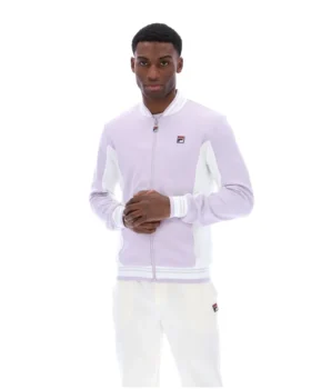 Chaqueta de béisbol Settanta en color lila brumoso