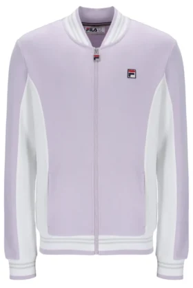 Chaqueta de béisbol Settanta en color lila brumoso