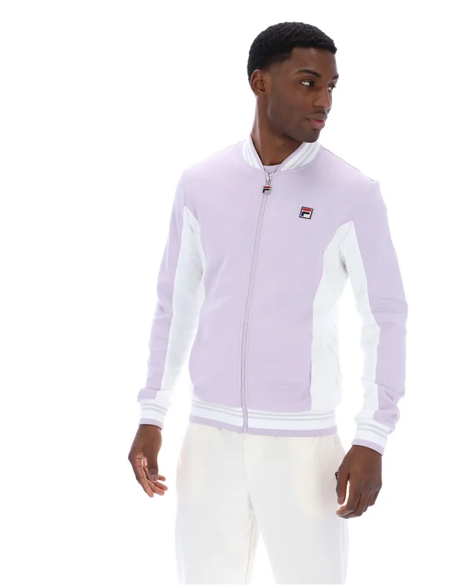 Chaqueta de béisbol Settanta en color lila brumoso