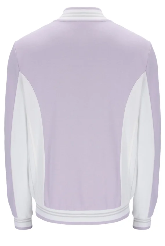 Chaqueta de béisbol Settanta en color lila brumoso