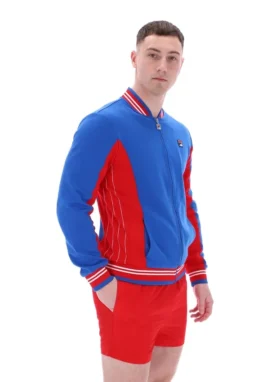 Chaqueta de béisbol Settanta en color Turkish Sea