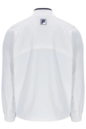 Chaqueta de calentamiento unisex para tenis en color blanco roto