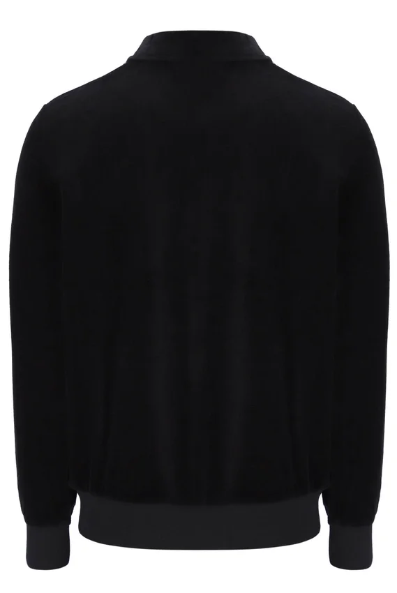Chaqueta de chándal a rayas Malakai en negro