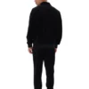 Chaqueta de chándal a rayas Malakai en negro