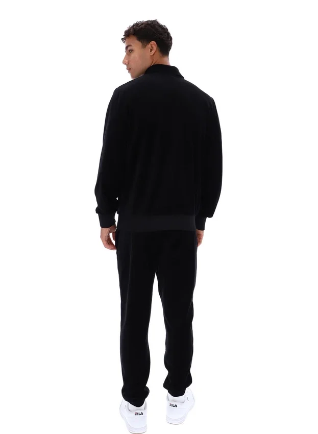 Chaqueta de chándal a rayas Malakai en negro