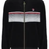 Chaqueta de chándal a rayas Malakai en negro