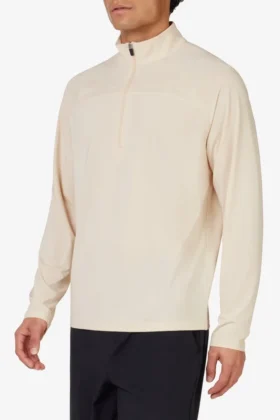Chaqueta de chándal básica de tenis color beige