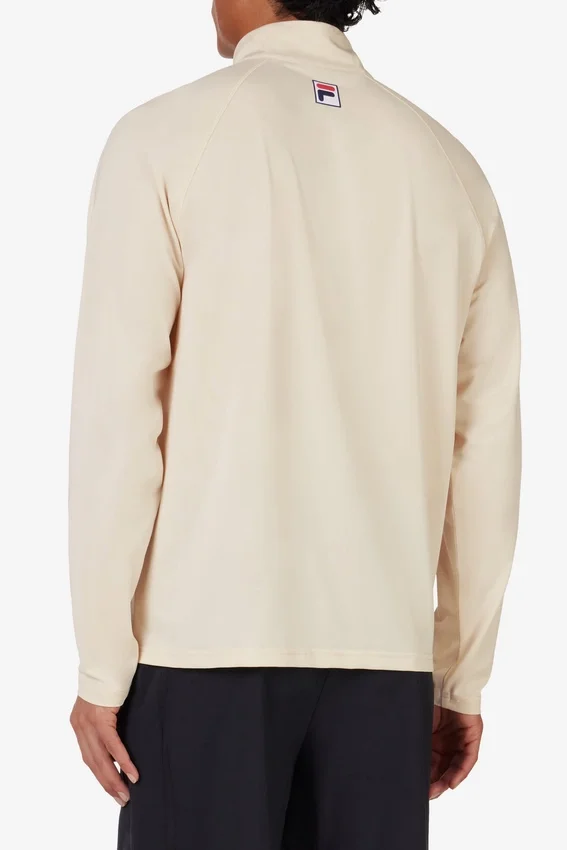 Chaqueta de chándal básica de tenis color beige