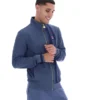 Chaqueta de chándal con rayas estampadas «Dante» en índigo vintage