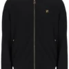 Chaqueta de chándal Davey negra con cremallera completa