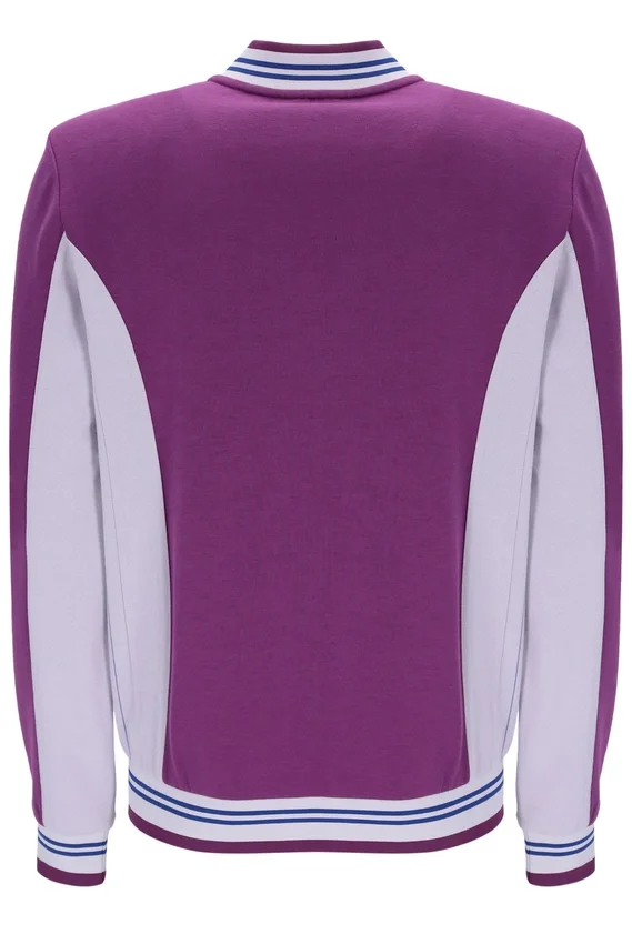 Chaqueta de chándal de béisbol Settanta en color púrpura atardecer