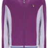 Chaqueta de chándal de béisbol Settanta en color púrpura atardecer