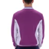 Chaqueta de chándal de béisbol Settanta en color púrpura atardecer