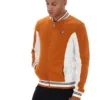 Chaqueta de chándal de béisbol Settanta en color Pumpkin Spice