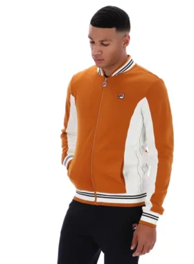 Chaqueta de chándal de béisbol Settanta en color Pumpkin Spice