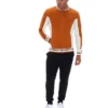 Chaqueta de chándal de béisbol Settanta en color Pumpkin Spice