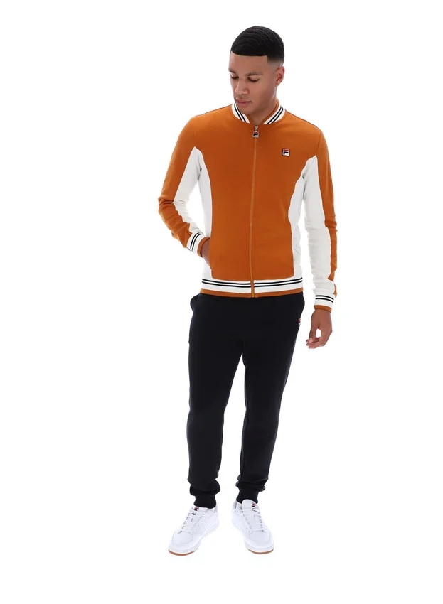 Chaqueta de chándal de béisbol Settanta en color Pumpkin Spice