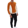 Chaqueta de chándal de béisbol Settanta en color Pumpkin Spice