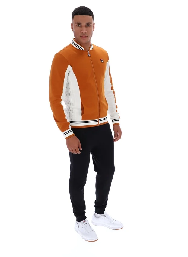 Chaqueta de chándal de béisbol Settanta en color Pumpkin Spice