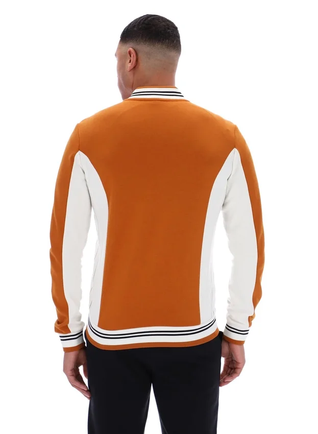 Chaqueta de chándal de béisbol Settanta en color Pumpkin Spice
