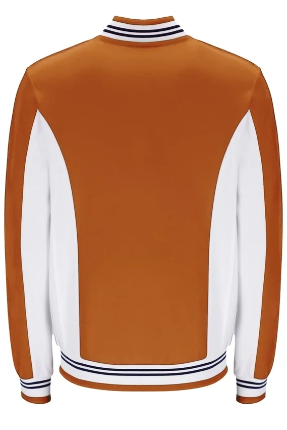 Chaqueta de chándal de béisbol Settanta en color Pumpkin Spice