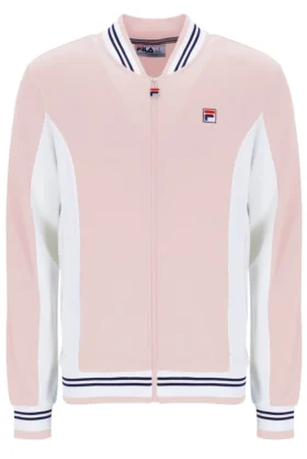 Chaqueta de chándal de béisbol Settanta en rosa pálido