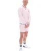 Chaqueta de chándal de béisbol Settanta en rosa pálido