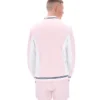 Chaqueta de chándal de béisbol Settanta en rosa pálido