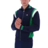 Chaqueta de chándal de punto con bloques de color Cortez de Fila en azul marino