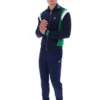 Chaqueta de chándal de punto con bloques de color Cortez de Fila en azul marino