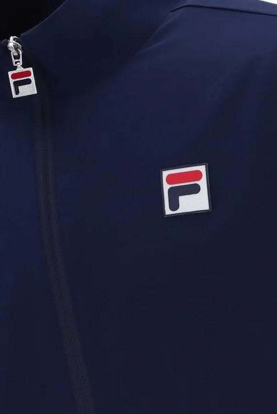 Chaqueta de chándal de tenis azul marino para hombre