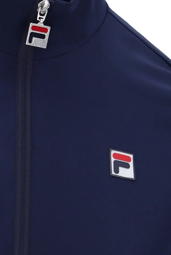 Chaqueta de chándal de tenis para mujer en azul marino