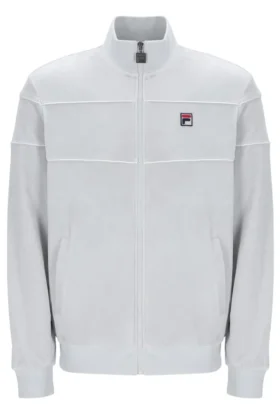 Chaqueta de chándal de terciopelo Vittorio en azul amanecer