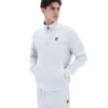 Chaqueta de chándal de terciopelo Vittorio en azul amanecer