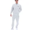 Chaqueta de chándal de terciopelo Vittorio en azul amanecer