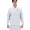 Chaqueta de chándal de terciopelo Vittorio en azul amanecer