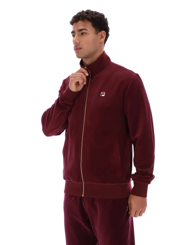 Chaqueta de chándal de velour Fig Nero