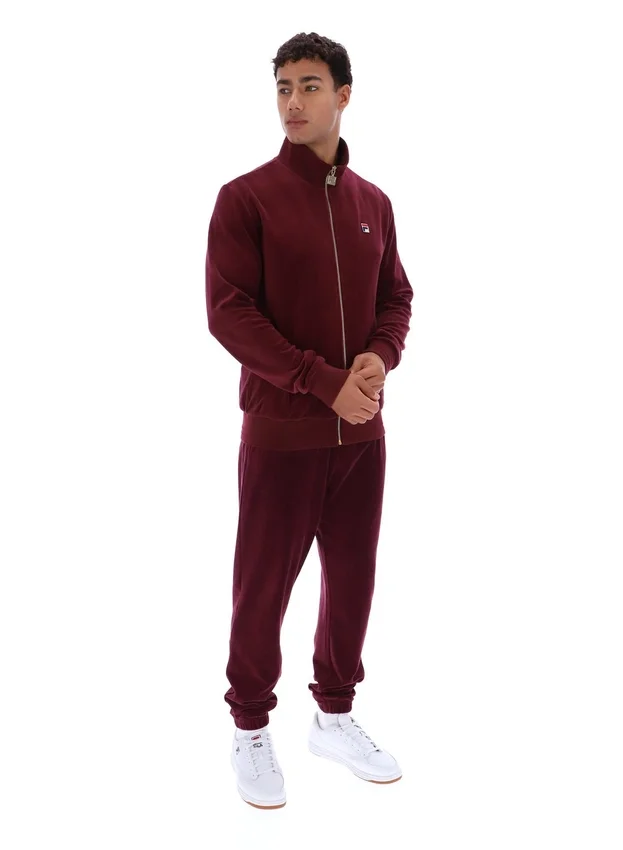 Chaqueta de chándal de velour Fig Nero