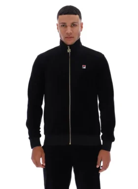 Chaqueta de chándal de velour Nero